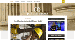 Desktop Screenshot of joenaturals.com